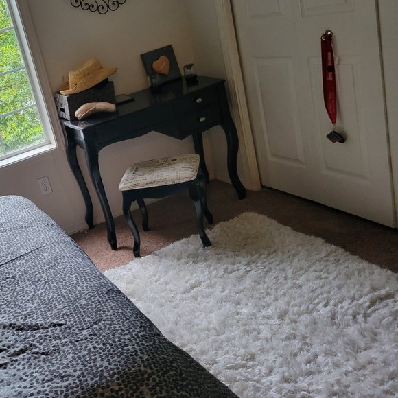 Comforter, shams, and rug - Picture 2 of 6